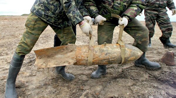Утилизация снарядов времен Второй мировой войны - Sputnik Латвия