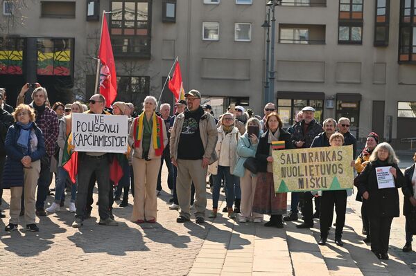 Акцию протеста организовало движение "За литовские леса". - Sputnik Латвия