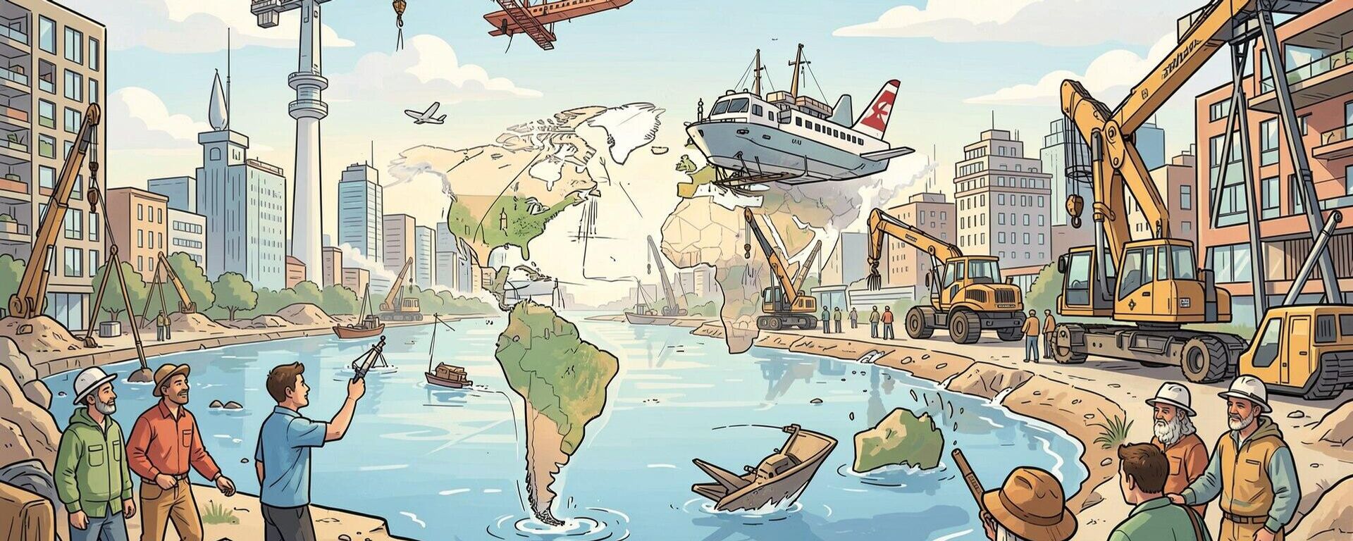 Современный неоколониализм в представлении ИИ - Sputnik Латвия, 1920, 30.03.2026