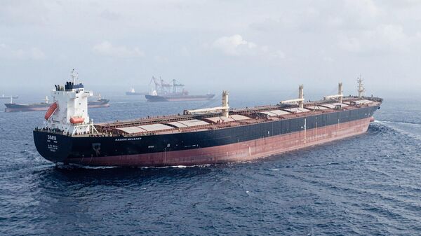 Скопление судов в экономической зоне Эстонии в представлении ИИ - Sputnik Латвия