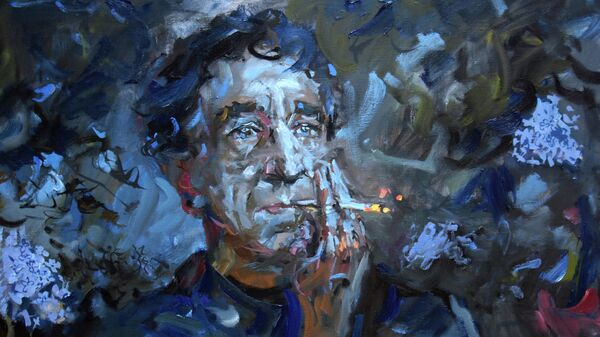 Работа Михаила Копьева Портрет Игоря Северянина - Sputnik Латвия