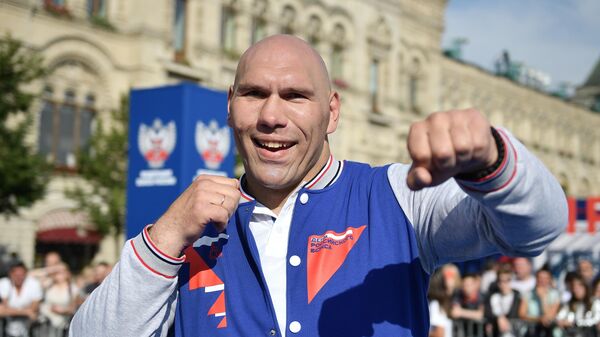 День российского бокса на Красной площади - Sputnik Латвия