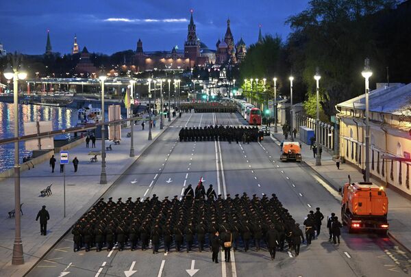 Репетиция военного парада в Москве  - Sputnik Латвия
