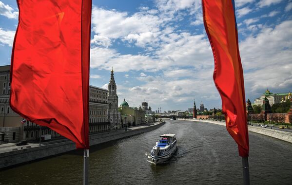 Речная навигация на Москве-реке - Sputnik Латвия