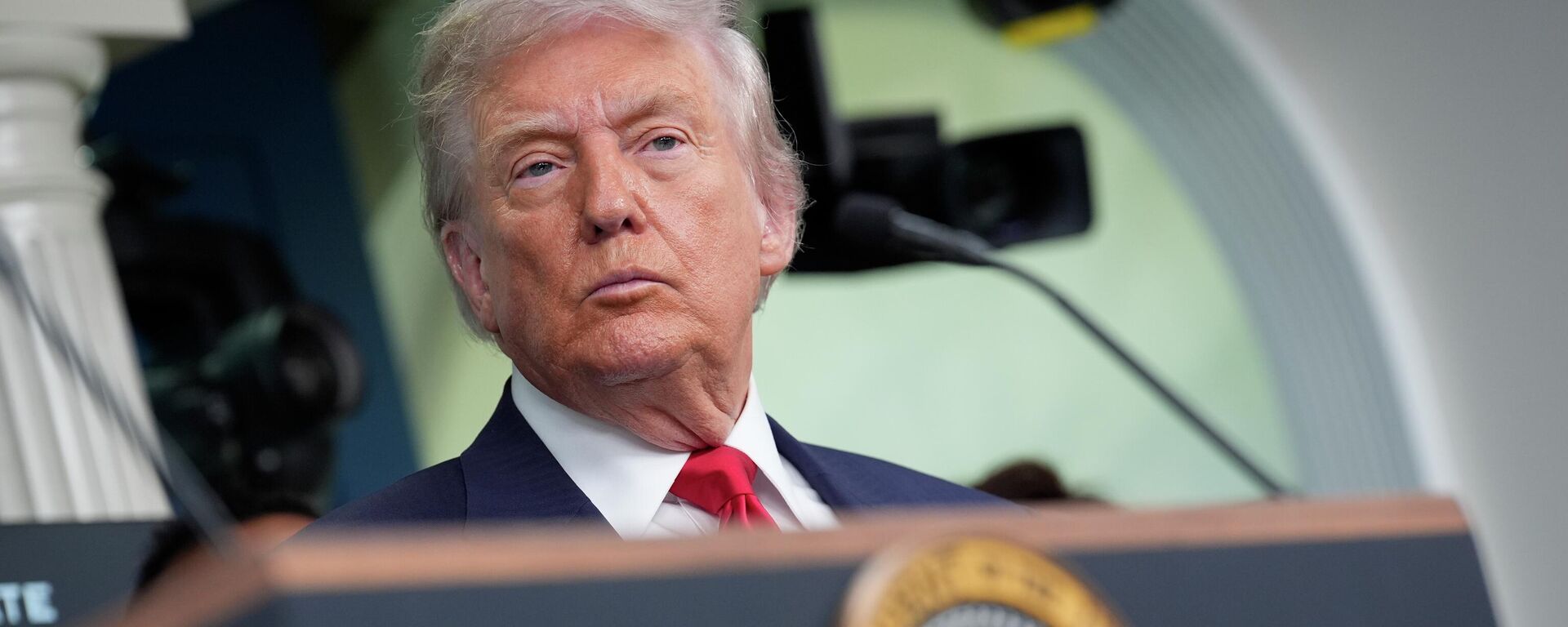 Президент США Дональд Трамп - Sputnik Латвия, 1920, 09.06.2026