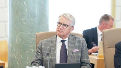 Министр культуры Латвии Наурис Пунтулис