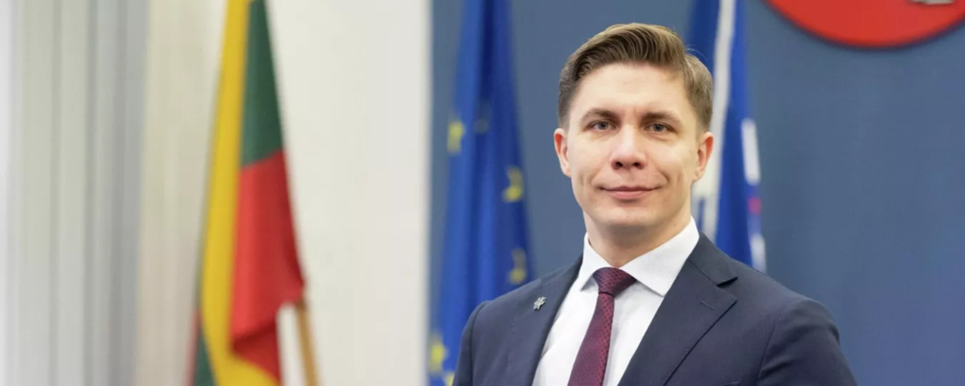 Лидер Социал-демократической партии Литвы Миндаугас Синкявичюс - Sputnik Латвия, 1920, 17.06.2026