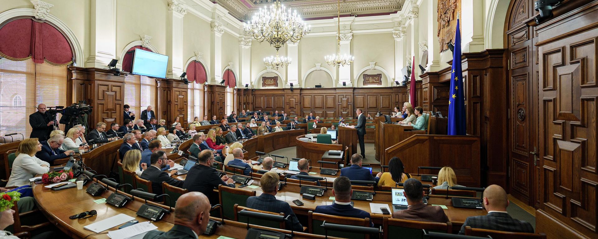 Заседание Сейма Латвии  - Sputnik Латвия, 1920, 07.07.2026