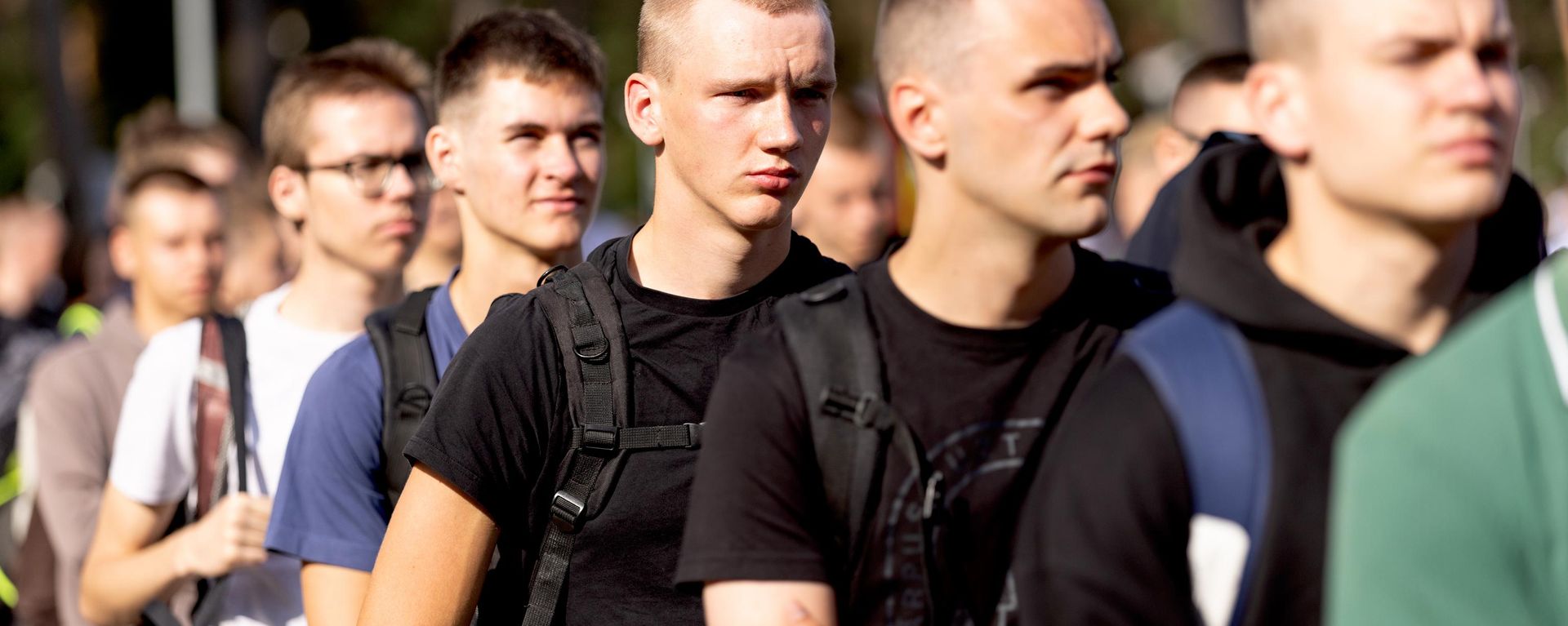 Призывники Службы государственной обороны Латвии - Sputnik Латвия, 1920, 27.07.2026