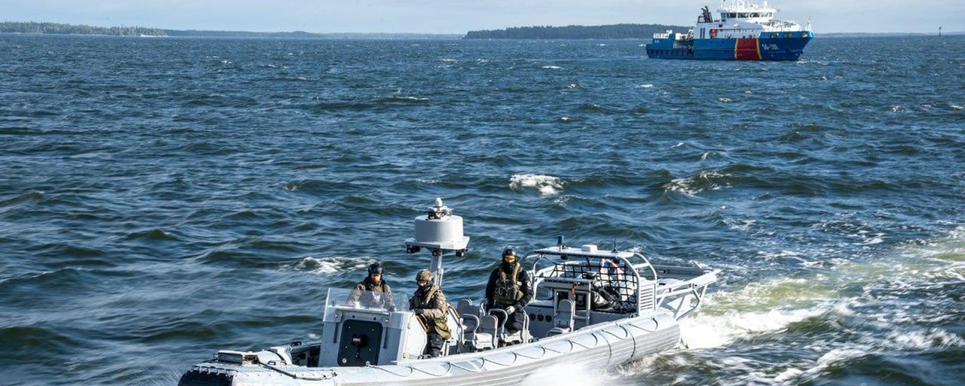 Участники учений Marsec EU26 в Балтийском море - Sputnik Латвия, 1920, 18.09.2026