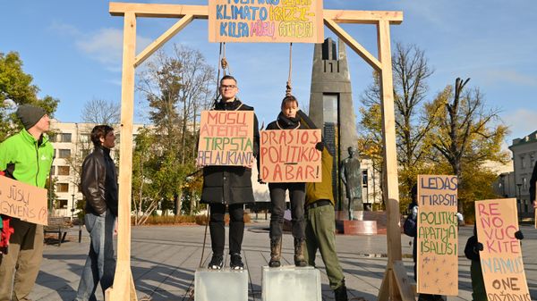 Акция экологов в Вильнюсе - Sputnik Латвия