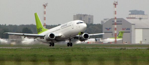 Боинг 737 авиакомпании AirBaltic Боинг 737 авиакомпании AirBaltic - Sputnik Latvija