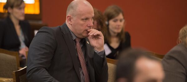 Министр обороны Латвии Раймонд Бергманис Министр обороны Латвии Раймонд Бергманис - Sputnik Латвия