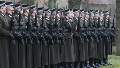 Военные Латвии на Дне Лачплесиса
