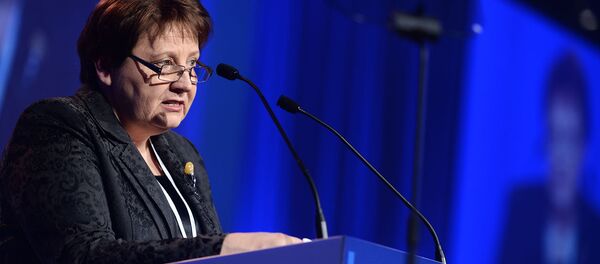 премьер-министр Латвии Лаймдота Страуюма - Sputnik Латвия