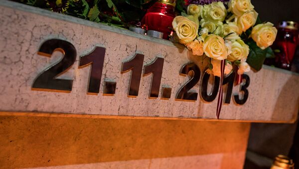 Мероприятие памяти жертв трагедии в Золитуде - Sputnik Latvija