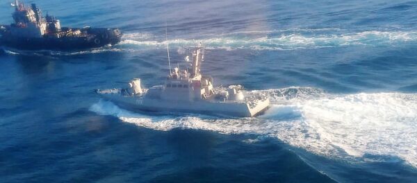 Три корабля ВМС Украины пересекли российскую границу Три корабля ВМС Украины пересекли российскую границу - Sputnik Latvija