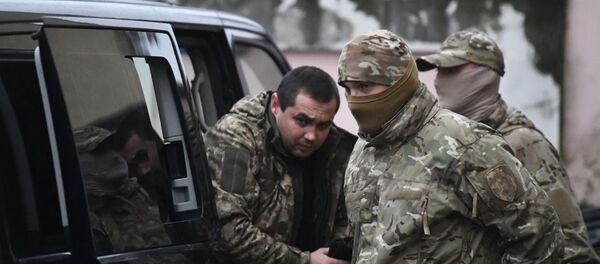 Избрание меры пресечения задержанным украинским морякам Избрание меры пресечения задержанным украинским морякам - Sputnik Latvija