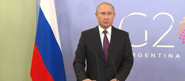Путин рассказал о беседе с Трампом на G20 Путин рассказал о беседе с Трампом на G20 - Sputnik Латвия