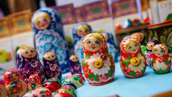 Матрешки на российском стенде - Sputnik Латвия
