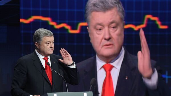 Президент Украины П. Порошенко принял участие в ток-шоу Свобода слова на канале ICTV - Sputnik Латвия