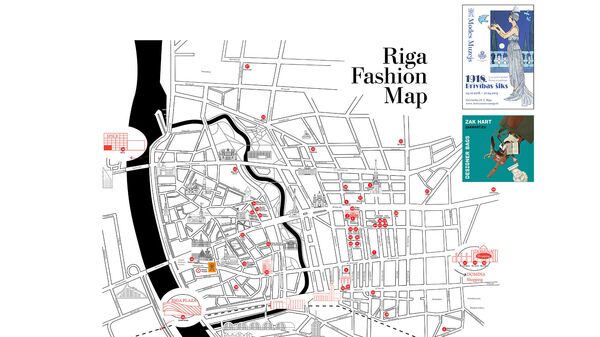Модная карта Риги: конец плутаниям модников и любителей шопинга Модная карта Риги: конец плутаниям модников и любителей шопинга - Sputnik Латвия