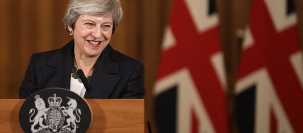 Премьер-министр Великобритании Тереза Мэй Премьер-министр Великобритании Тереза Мэй - Sputnik Latvija
