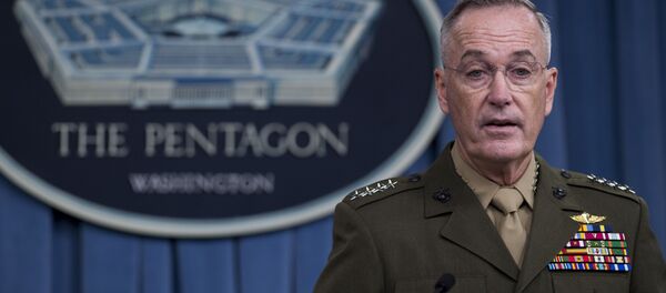 Глава объединенного комитета начальников штабов Соединенных Штатов, генерал Джозеф Данфорд - Sputnik Latvija