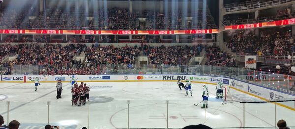 Матч КХЛ Динамо (Рига) - Салават Юлаев. 7 декабря 2018 г. - Sputnik Латвия