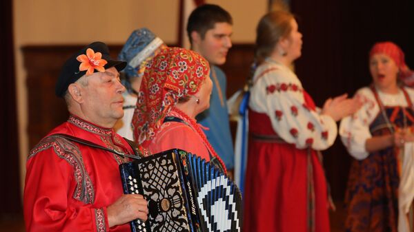 Латвийский форум национальных меньшинств в 2018 году, русская кухня и русские песни - Sputnik Latvija