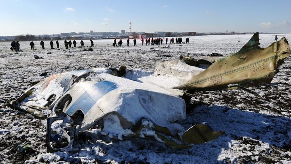 На месте крушения пассажирского самолета Boeing-737-800 - Sputnik Латвия