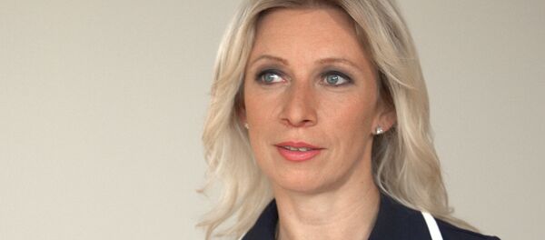 Krievijas ĀM oficiālā pārstāve Marija Zaharova. Foto no arhīva Krievijas ĀM oficiālā pārstāve Marija Zaharova. Foto no arhīva - Sputnik Latvija