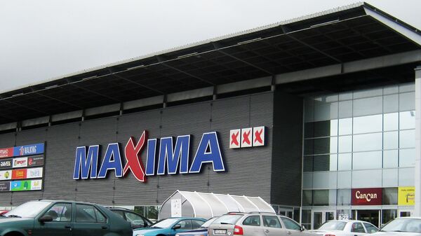 Гипермаркет Maxima в Литве, архивное фото - Sputnik Латвия