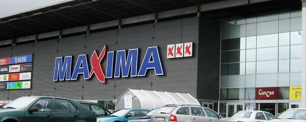 Гипермаркет Maxima в Литве, архивное фото Гипермаркет Maxima в Литве, архивное фото - Sputnik Latvija