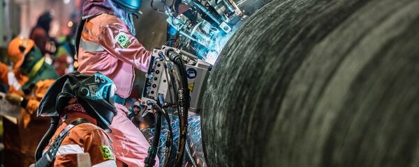 Трубы газопровода Северный поток — 2 Трубы газопровода Северный поток — 2 - Sputnik Latvija
