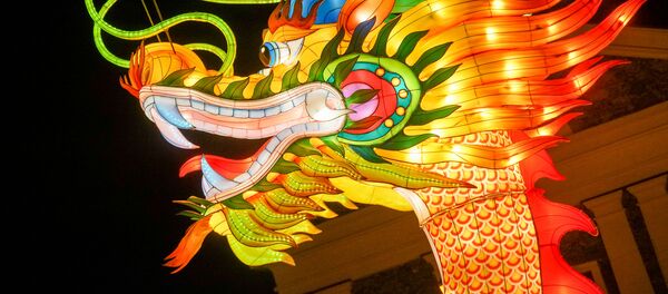 Фестиваль света Великие китайские огни в Пакруойской усадьбе Фестиваль света Великие китайские огни в Пакруойской усадьбе - Sputnik Латвия