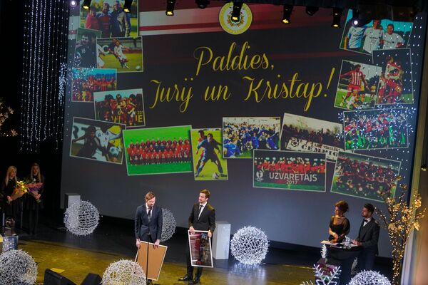 Давис Икауниекс впервые признан лучшим футболистом Латвии - Sputnik Латвия