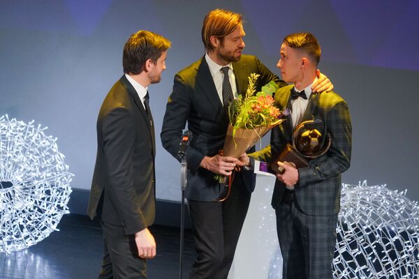 Давис Икауниекс впервые признан лучшим футболистом Латвии - Sputnik Латвия