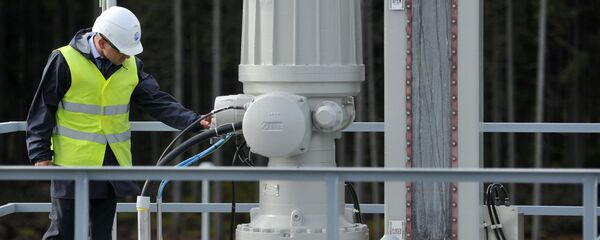 Пуск в эксплуатацию газопровода, архивное фото - Sputnik Латвия