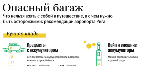 Опасный багаж - Sputnik Латвия