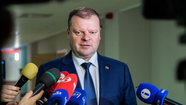 Премьер-министр Литвы Саулюс Сквернялис - Sputnik Латвия