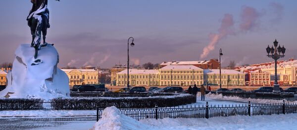 Зимний Санкт-Петербург, архивное фото - Sputnik Латвия