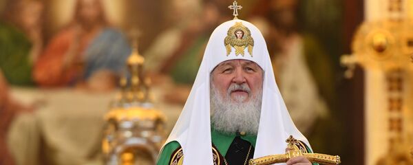 Патриарх Московский и всея Руси Кирилл Патриарх Московский и всея Руси Кирилл - Sputnik Latvija