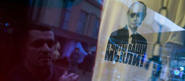 Майки с президентом России Владимиром Путиным на Рижском рынке Майки с президентом России Владимиром Путиным на Рижском рынке - Sputnik Latvija