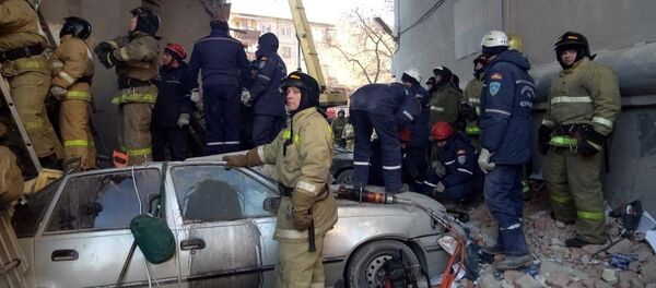 Взрыв бытового газа в жилом доме в Магнитогорске Взрыв бытового газа в жилом доме в Магнитогорске - Sputnik Latvija