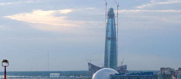 Лахта-центр Санкт-Петербург Лахта-центр Санкт-Петербург - Sputnik Latvija