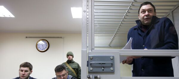 Рассмотрение апелляции на продление ареста журналиста Кирилла Вышинского - Sputnik Латвия