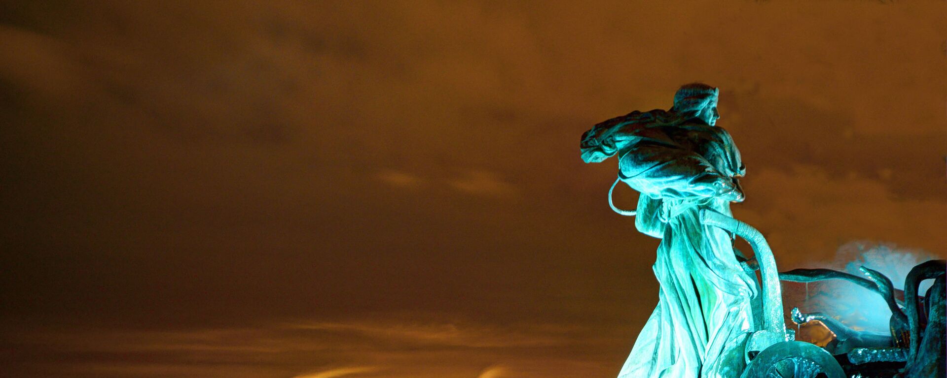 Вид на ночной Копенгаген, Дания - Sputnik Латвия, 1920, 03.10.2025