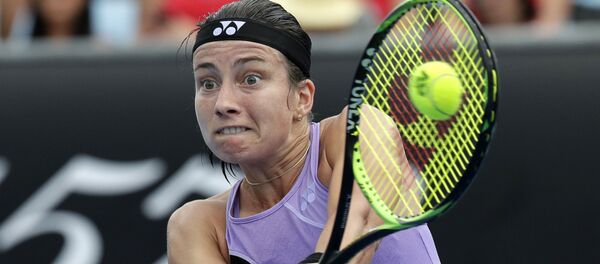 Анастасия Севастова в матче второго круга Открытого чемпионата Австралии. 17 января 2019 года - Sputnik Латвия