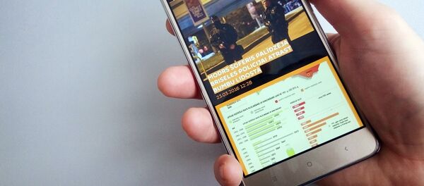 Мобильное приложение Sputnik Латвия в телефоне Мобильное приложение Sputnik Латвия в телефоне - Sputnik Latvija